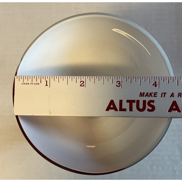 Krosno Jozefina Hand Blown Red & White Glass Octopus Candle Holder Votive Cup - Picture 11 of 11